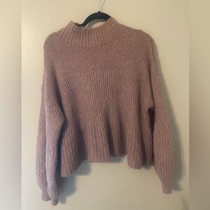 Cropped Pink Sweater